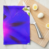 カラフルな花の台所タオル キッチンタオル (四つ折り)