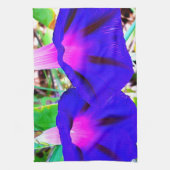 カラフルな花の台所タオル キッチンタオル (縦)