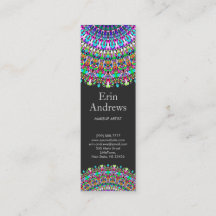 カラフルな花の曼荼羅