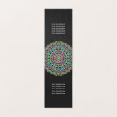 カラフルな花の曼荼羅 名刺 (内部フラット)