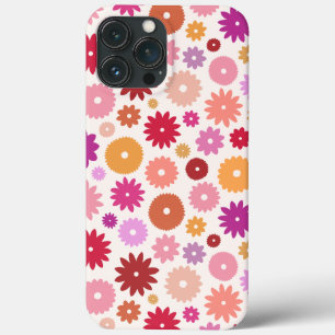 カラフルな花の模様 iPhone 13 PRO MAXケース