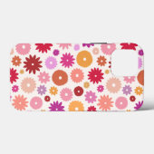 カラフルな花の模様 Case-Mate iPhoneケース (裏面 (横))