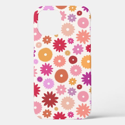 カラフルな花の模様 Case-Mate iPhoneケース (裏面)