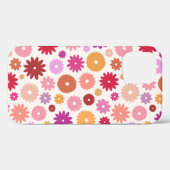 カラフルな花の模様 Case-Mate iPhoneケース (裏面 (横))