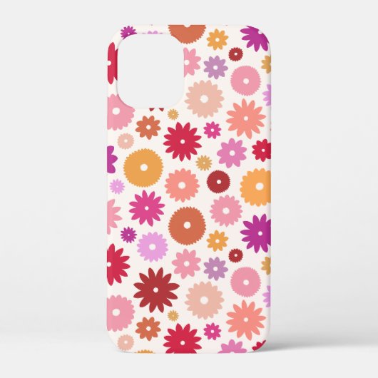 カラフルな花の模様 Case-Mate iPhoneケース (裏面)