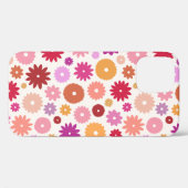 カラフルな花の模様 Case-Mate iPhoneケース (裏面 (横))