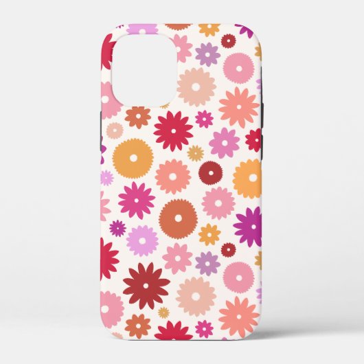 カラフルな花の模様 Case-Mate iPhoneケース (裏面)