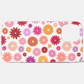 カラフルな花の模様 Case-Mate iPhoneケース (裏面 (横))