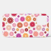 カラフルな花の模様 Case-Mate iPhoneケース (裏面 (横))