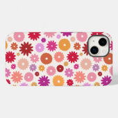 カラフルな花の模様 Case-Mate iPhoneケース (裏面 (横))