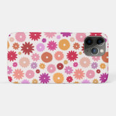 カラフルな花の模様 Case-Mate iPhoneケース (裏面(横))