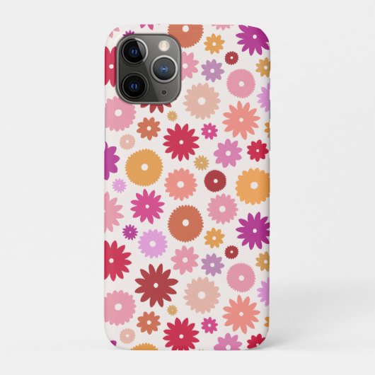 カラフルな花の模様 Case-Mate iPhoneケース (裏)