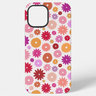 カラフルな花の模様 iPhone 12 PRO MAXケース