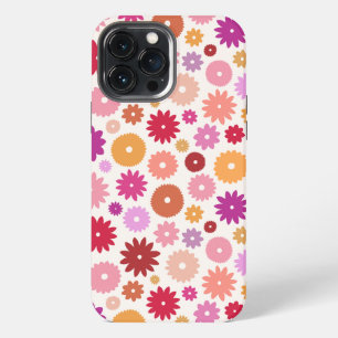 カラフルな花の模様 iPhone 13 PRO MAXケース