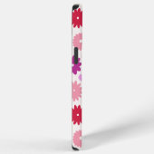 カラフルな花の模様 iPhoneケース (右側面)