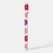 カラフルな花の模様 iPhoneケース (右側面)
