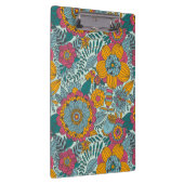 カラフルな花パターン クリップボード (右)