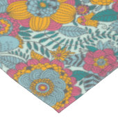 カラフルな花パターン テーブルクロス (アングル)