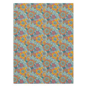 カラフルな花パターン テーブルクロス (正面)