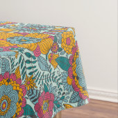 カラフルな花パターン テーブルクロス (インサイチュ)