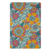 カラフルな花パターン ミニクリップボード (裏面)