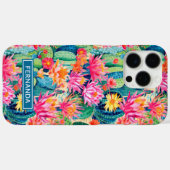 カラフルな花咲くサボテンのオーダーメイド Case-Mate iPhoneケース (裏面 (横))
