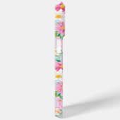 カラフルな花園のイニシャル入りケース Case-Mate iPhoneケース (裏面 / 右)