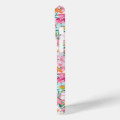 カラフルな花園のイニシャル入り Case-Mate iPhoneケース (裏面 / 左)