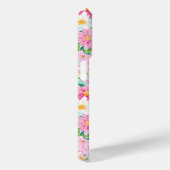 カラフルな花園のイニシャル入り Case-Mate iPhoneケース (裏面 / 右)