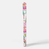 カラフルな花園のイニシャル入り Case-Mate iPhoneケース (裏面 / 左)