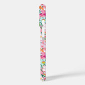 カラフルな花園のイニシャル入り Case-Mate iPhoneケース (裏面 / 左)