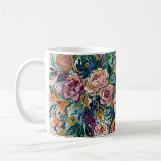 カラフルな花園マグカップ コーヒーマグカップ