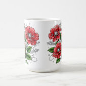 カラフルな花束 コーヒーマグカップ (中央)