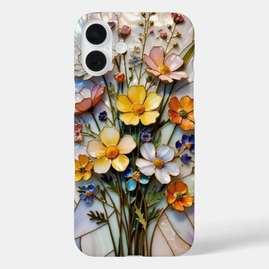 カラフルな花束iPhoneケース ウォームトーン Case-Mate iPhoneケース (裏面)