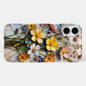 カラフルな花束iPhoneケース ウォームトーン Case-Mate iPhoneケース (裏面 (横))
