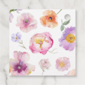 カラフルな花柄のサンキュータグ フェイバータグ (裏面)