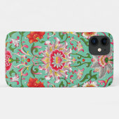 カラフルな花柄 Case-Mate iPhoneケース (裏面(横))