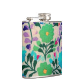 カラフルな花模様 フラスク (右)