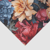 カラフルな花模様 薄葉紙 (詳細)