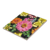 カラフルな花 タイル (側面)