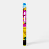 カラフルな花、デイジー、ボホ、あなたの名前 iPhone 16ケース (左側面)