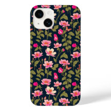 カラフルな花 - フラワーパターン 22 - iPhoneケース