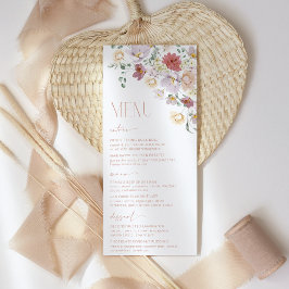 カラフルな花, 野の花, ボヘミア, ブライズシャワー メニュー