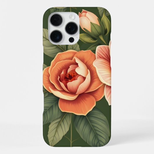 カラフルな花 iPhoneケース (裏面)
