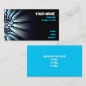 カラフルな芸術の名刺 名刺 (正面/裏面)