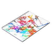 カラフルな芸術 ノートブック (左側)