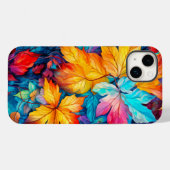 カラフルな落ち葉 Case-Mate iPhoneケース (裏面 (横))