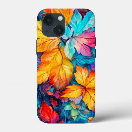 カラフルな落ち葉 Case-Mate iPhoneケース (裏面)