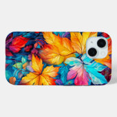 カラフルな落ち葉 Case-Mate iPhoneケース (裏面 (横))