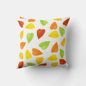 カラフルな葉 クッション (裏面)